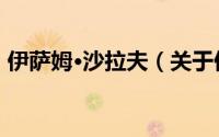 伊萨姆·沙拉夫（关于伊萨姆·沙拉夫的简介）
