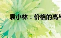 袁小林：价格的高与低需要用户的认同