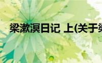 梁漱溟日记 上(关于梁漱溟日记 上的简介)