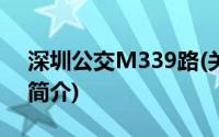 深圳公交M339路(关于深圳公交M339路的简介)