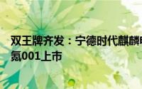 双王牌齐发：宁德时代麒麟电池、神行电池均将装车全新极氪001上市