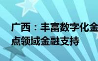 广西：丰富数字化金融消费场景 强化五大重点领域金融支持