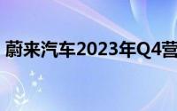 蔚来汽车2023年Q4营收171亿元超市场预期