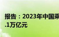 报告：2023年中国乘用车维保业务规模达约1.1万亿元