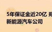 5年保证金近20亿 郑州航空港国资托管海马新能源汽车公司