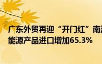 广东外贸再迎“开门红”南沙汽车口岸出口同比增长43.5%能源产品进口增加65.3%