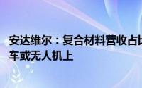安达维尔：复合材料营收占比不大 暂时还没有运用在飞行汽车或无人机上