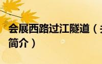 会展西路过江隧道（关于会展西路过江隧道的简介）