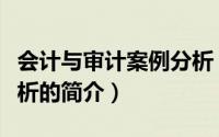会计与审计案例分析（关于会计与审计案例分析的简介）