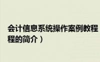 会计信息系统操作案例教程（关于会计信息系统操作案例教程的简介）