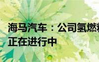 海马汽车：公司氢燃料电池汽车领域相关工作正在进行中