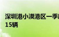 深圳港小漠港区一季度共出口新能源汽车14415辆