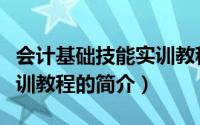 会计基础技能实训教程（关于会计基础技能实训教程的简介）