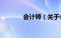 会计师（关于会计师的简介）