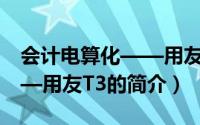 会计电算化——用友T3（关于会计电算化——用友T3的简介）