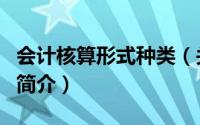 会计核算形式种类（关于会计核算形式种类的简介）