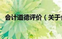 会计道德评价（关于会计道德评价的简介）