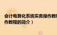 会计电算化系统实务操作教程（关于会计电算化系统实务操作教程的简介）