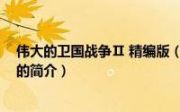 伟大的卫国战争Ⅱ 精编版（关于伟大的卫国战争Ⅱ 精编版的简介）
