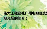 伟大工程巡礼广州电视观光塔（关于伟大工程巡礼广州电视观光塔的简介）
