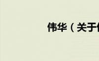伟华（关于伟华的简介）