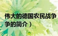 伟大的德国农民战争（关于伟大的德国农民战争的简介）