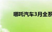 哪吒汽车3月全系终端交付8317台