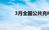 3月全国公共充电桩增加8.3万台
