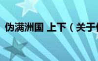 伪满洲国 上下（关于伪满洲国 上下的简介）