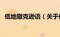 低地撒克逊语（关于低地撒克逊语的简介）