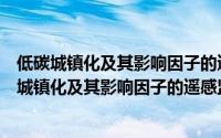 低碳城镇化及其影响因子的遥感监测与应用研究（关于低碳城镇化及其影响因子的遥感监测与应用研究的简介）