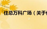 住总万科广场（关于住总万科广场的简介）