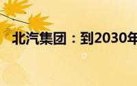 北汽集团：到2030年研发投入将超千亿元