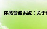 体感音波系统（关于体感音波系统的简介）