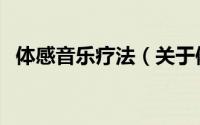 体感音乐疗法（关于体感音乐疗法的简介）