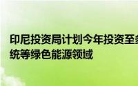 印尼投资局计划今年投资至多10亿美元聚焦电动汽车生态系统等绿色能源领域