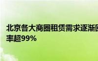北京各大商圈租赁需求逐渐回暖 有购物中心一季度店铺出租率超99%