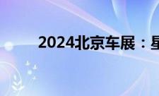 2024北京车展：星途E08首发亮相
