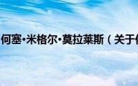 何塞·米格尔·莫拉莱斯（关于何塞·米格尔·莫拉莱斯的简介）