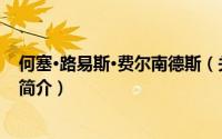 何塞·路易斯·费尔南德斯（关于何塞·路易斯·费尔南德斯的简介）