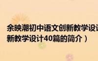 余映潮初中语文创新教学设计40篇（关于余映潮初中语文创新教学设计40篇的简介）