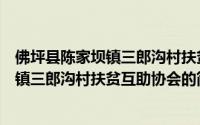 佛坪县陈家坝镇三郎沟村扶贫互助协会（关于佛坪县陈家坝镇三郎沟村扶贫互助协会的简介）