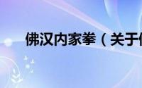 佛汉内家拳（关于佛汉内家拳的简介）