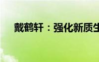 戴鹤轩：强化新质生产力 共担气候责任