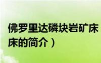 佛罗里达磷块岩矿床（关于佛罗里达磷块岩矿床的简介）