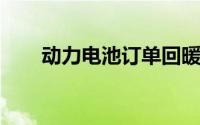 动力电池订单回暖利润下滑加剧洗牌