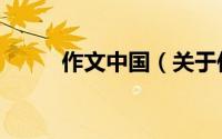 作文中国（关于作文中国的简介）