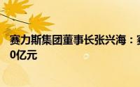 赛力斯集团董事长张兴海：赛力斯核心研发投入累计已超120亿元