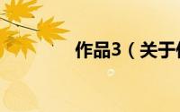 作品3（关于作品3的简介）