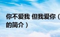 你不爱我 但我爱你（关于你不爱我 但我爱你的简介）